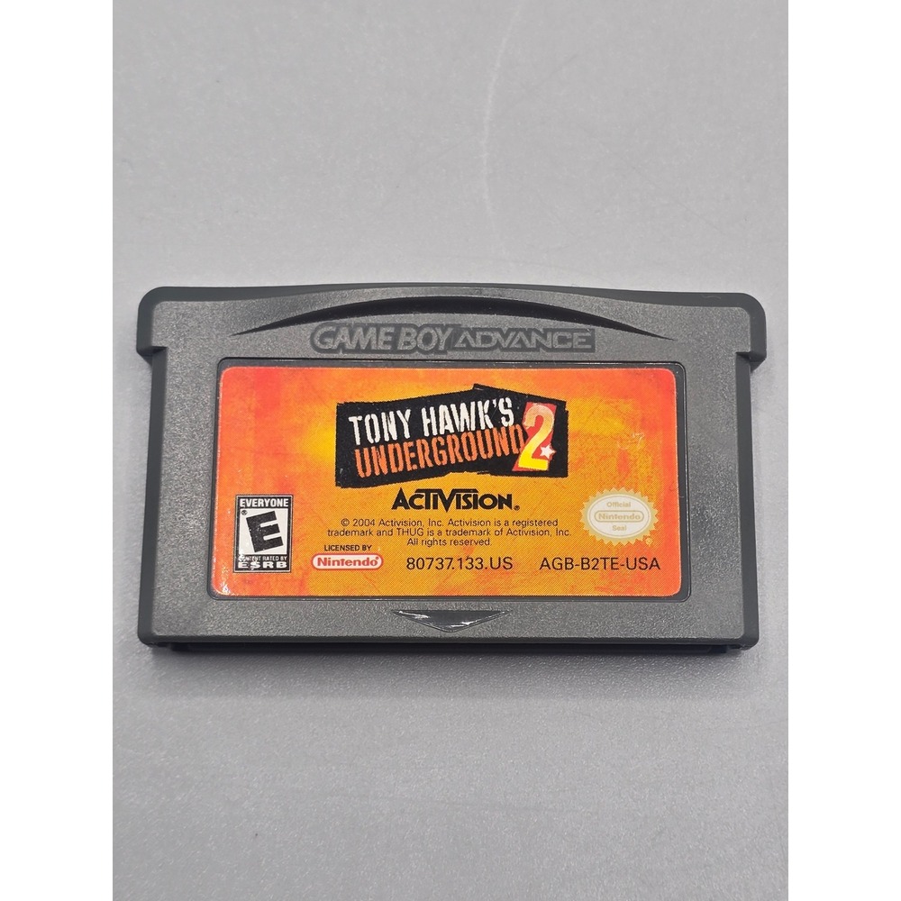 Tony Hawk's Underground 2 Nintendo Game Boy Advance GBA 2004 Activision AGB-B2TE